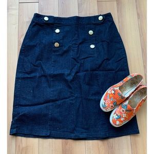 NWOT Stretch Denim Skirt